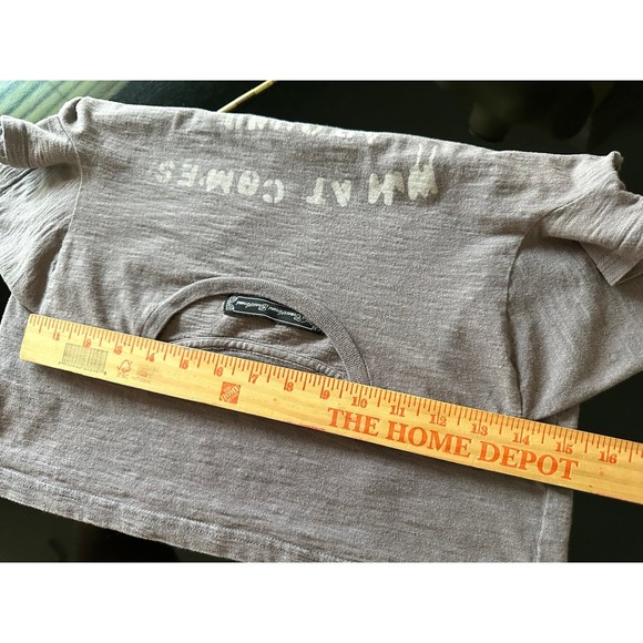 RARE Vtg What Comes Around Goes Around Karma Shrunken Graphic Tee 90s Y2K Celeb - Picture 11 of 12